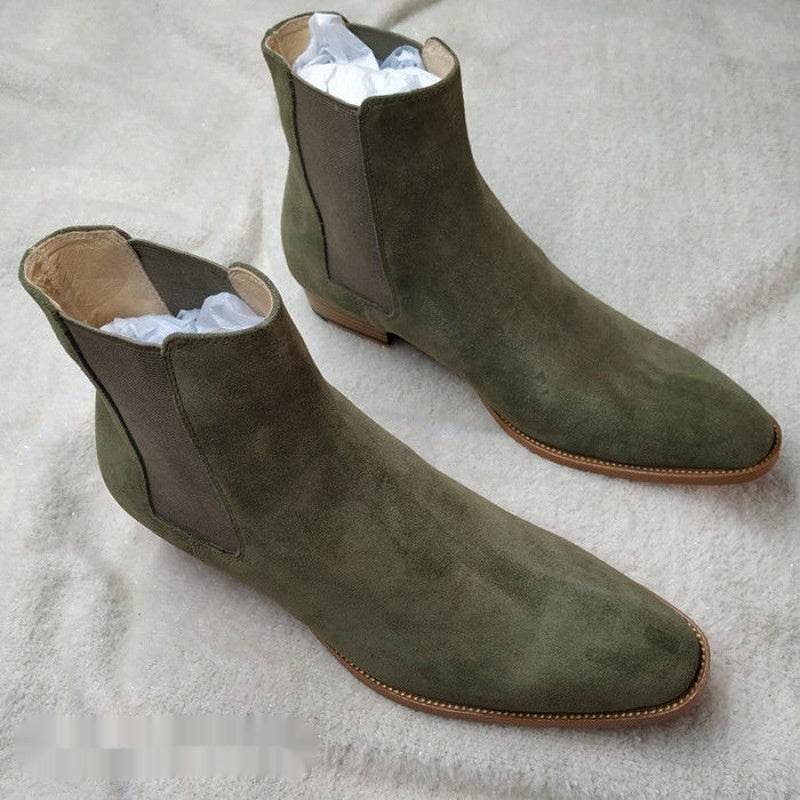 Men's Buckskin Martin Boots - Stylish All-Match Design for Winter 2025 - Buy Center