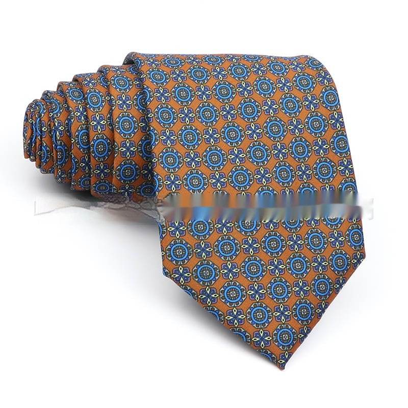 Men's Printed Work Tie - Stylish Polyester Bow Tie with Geometric Design - Buy Center