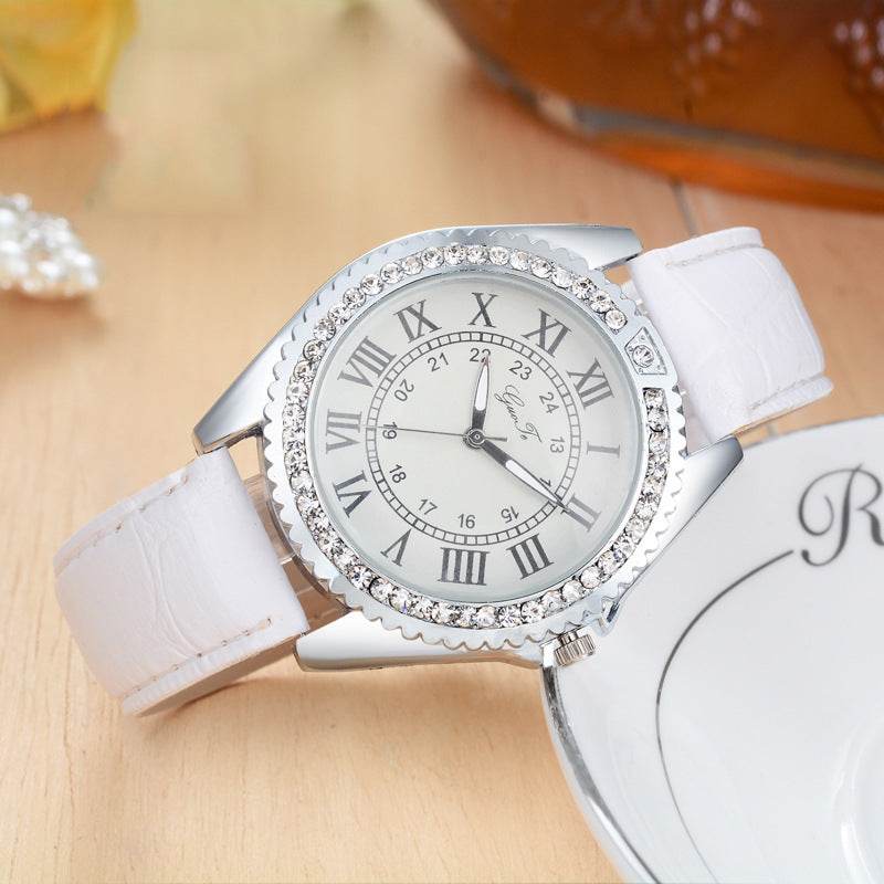 Fashion Belt Roman Scale Gear Watch - Stylish Quartz Bracelet for Women - Buy Center