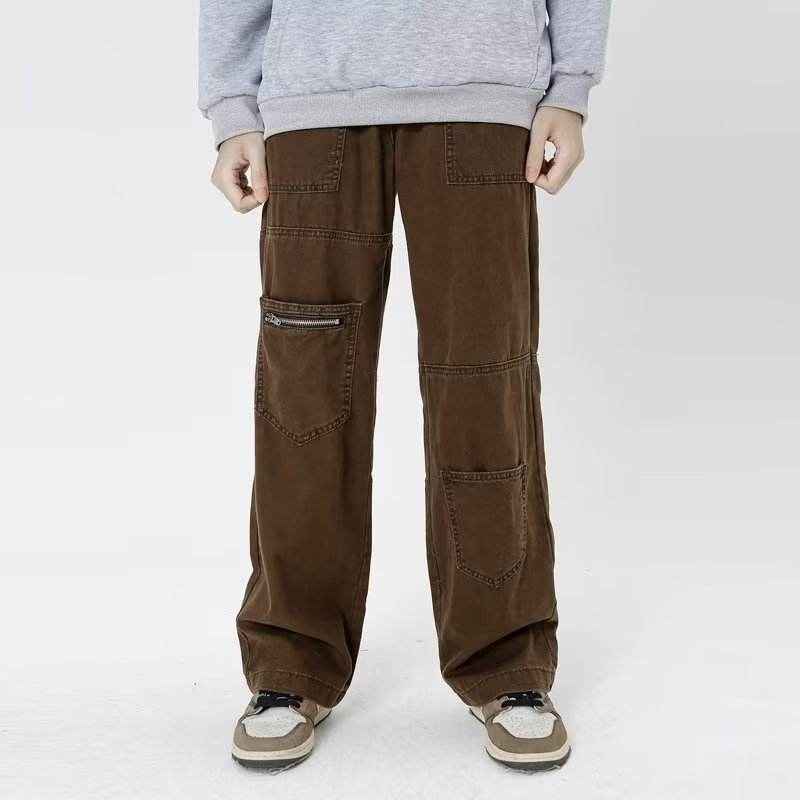 American Personality Jeans - Hip Hop Zipper Design with Tassels