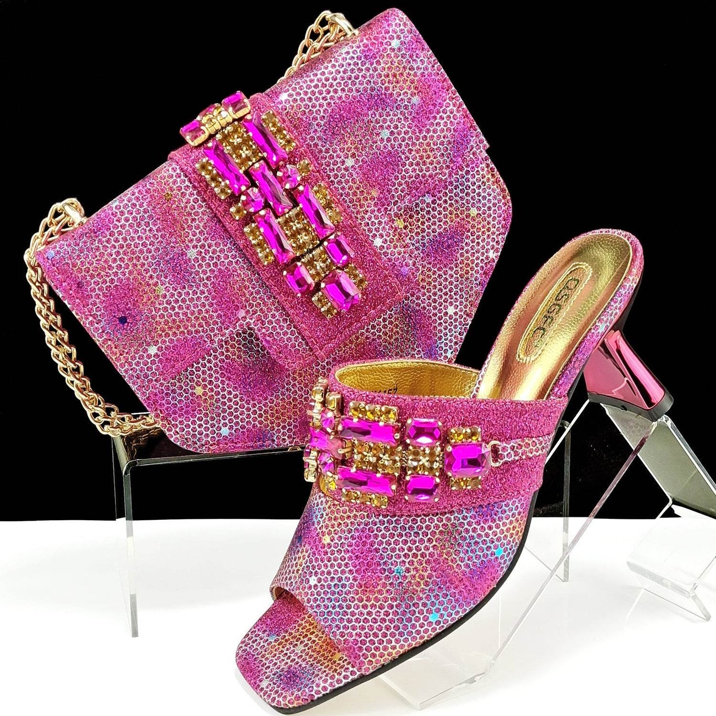 Women's Camouflage High Heel Slippers & Bag Set - Stylish & Casual 2025 - Buy Center