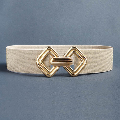 Women's Elastic Waistband Wide Belt - Stylish Premium Cummerbund 2025 - Buy Center