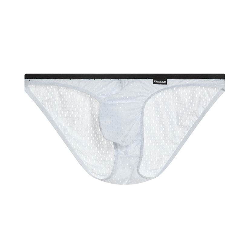 Solid Color Men's Briefs - Breathable Polyester Low Waist Underwear - Buy Center