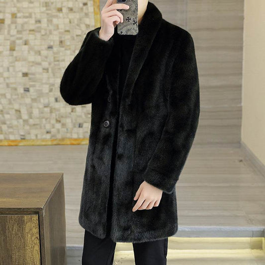 Men's Mink Coat - Trendy Winter Fur for Style & Exceptional Warmth - Buy Center