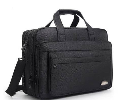 Large Capacity Men's Canvas Briefcase - Stylish, Durable, Modern Design - Buy Center