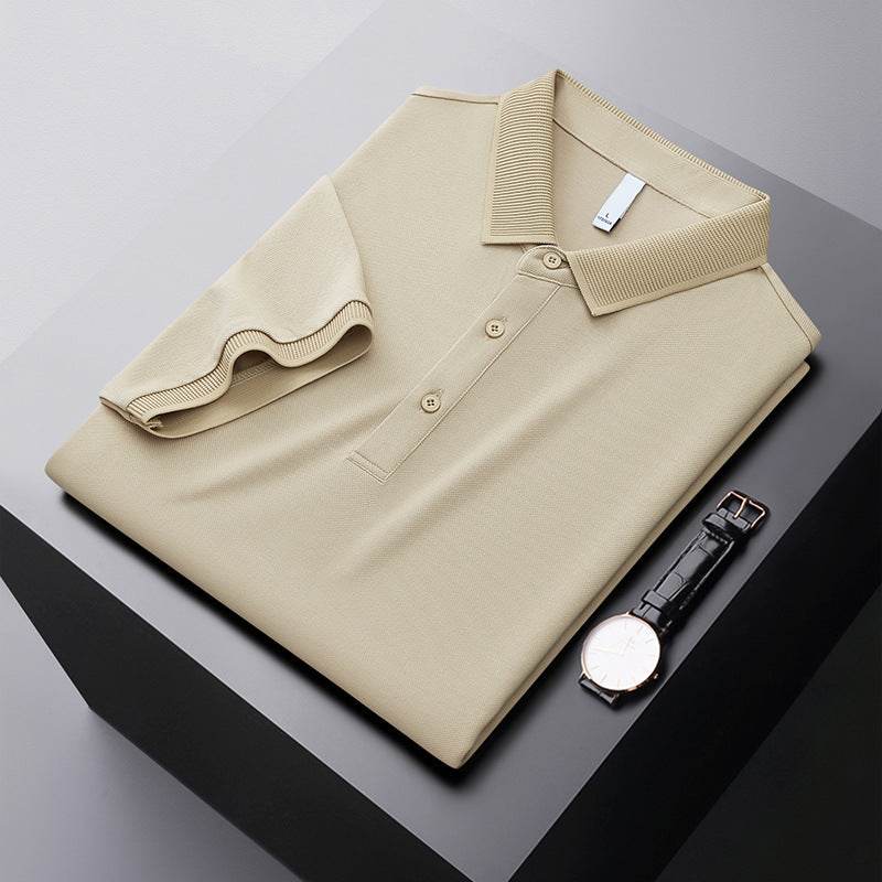 Buycenter Men's Casual Slim Fit Jacket T-shirt - Solid Color Summer Style - Buy Center