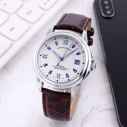 Buycenter Men's Transparent Skeleton Watch - Waterproof Mechanical Style - Buy Center