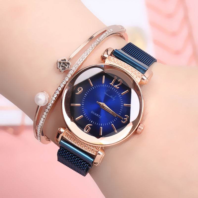 Buy Center Ladies Quartz Watch - Simple Fashion with Steel Belt - Buy Center