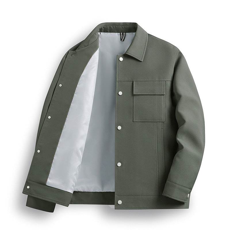 Casual Polo Collar Top for Men - Stylish Spring & Autumn Wear 2025 - Buy Center