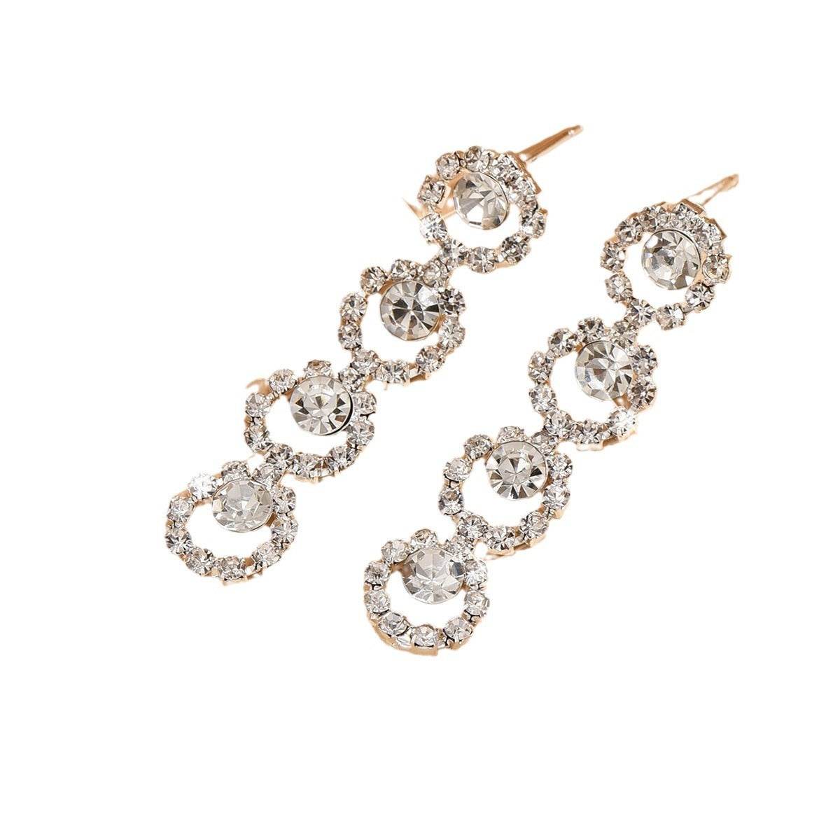 Women's Rhinestone Necklace & Earrings Set - Elegant Marine Life Design - Buy Center