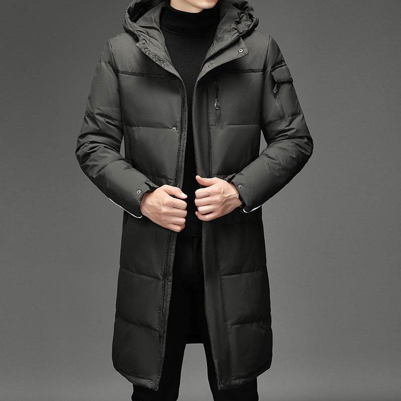 Stylish Down Jacket with Stand-up Collar - Warm & Trendy Winter Outerwear - Buy Center