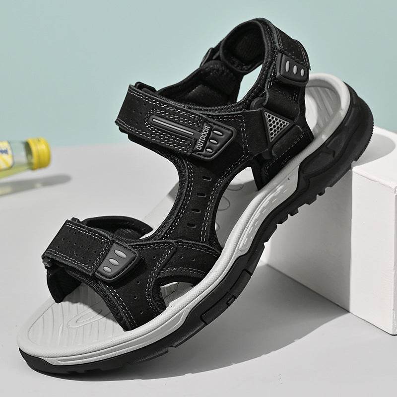 Premium Lightweight Cowhide Beach Shoes for Men - Non-Slip Sandals - Buy Center