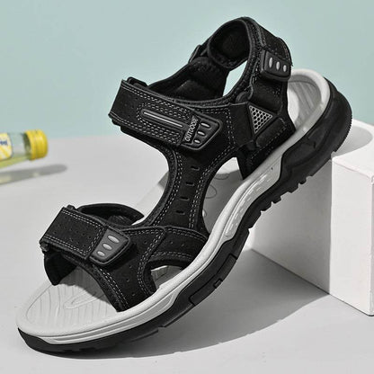 Premium Lightweight Cowhide Beach Shoes for Men - Non-Slip Sandals - Buy Center