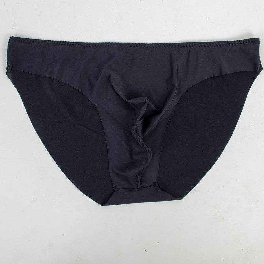 Stylish Men's Ice Silk Briefs - Low Waist Comfort, Sizes M-XXL