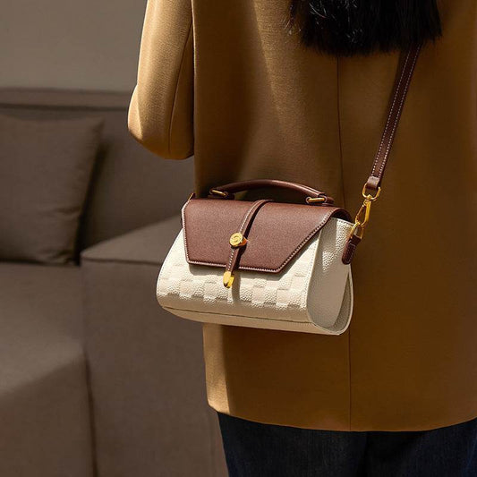 Buycenter Premium Genuine Leather Handbag - Light Luxury Crossbody - Buy Center