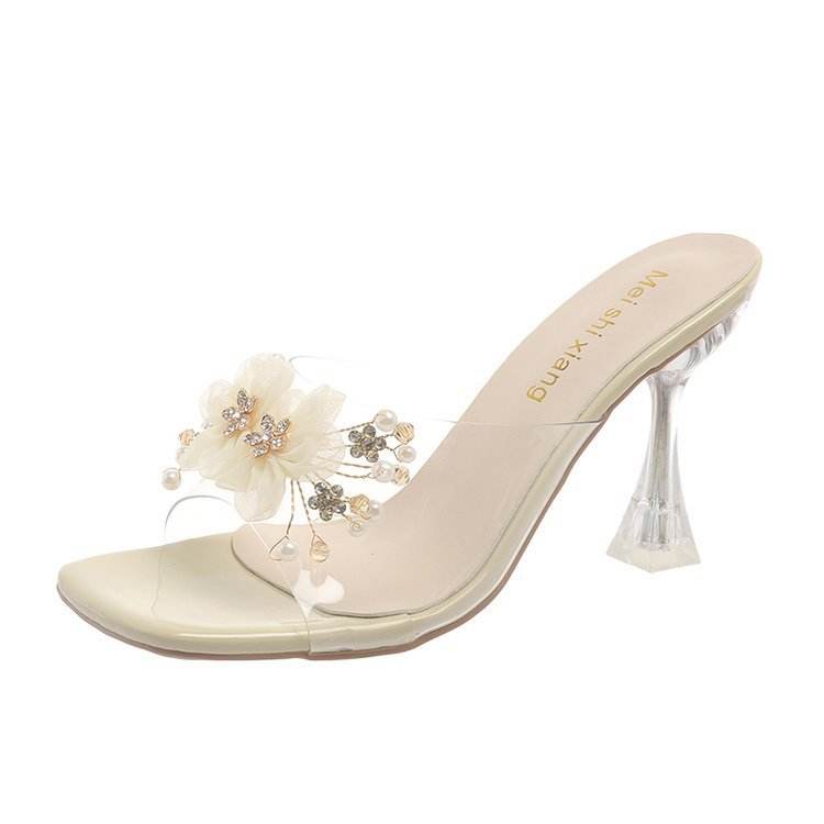 Buycenter Trendy Transparent Slippers - Stylish Open Toe Flip-Flops - Buy Center