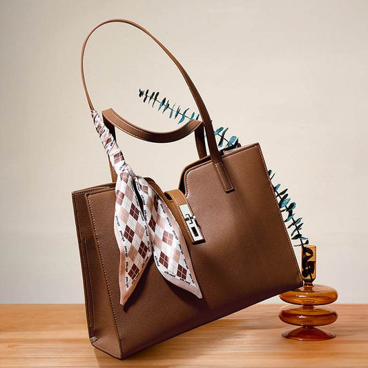 Buycenter Summer Cowhide Tote - Casual Commuter Bag for Women - Buy Center