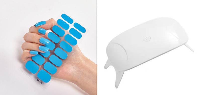 Waterproof Letter Color Nail Stickers - Long Lasting Stylish Designs - Buy Center