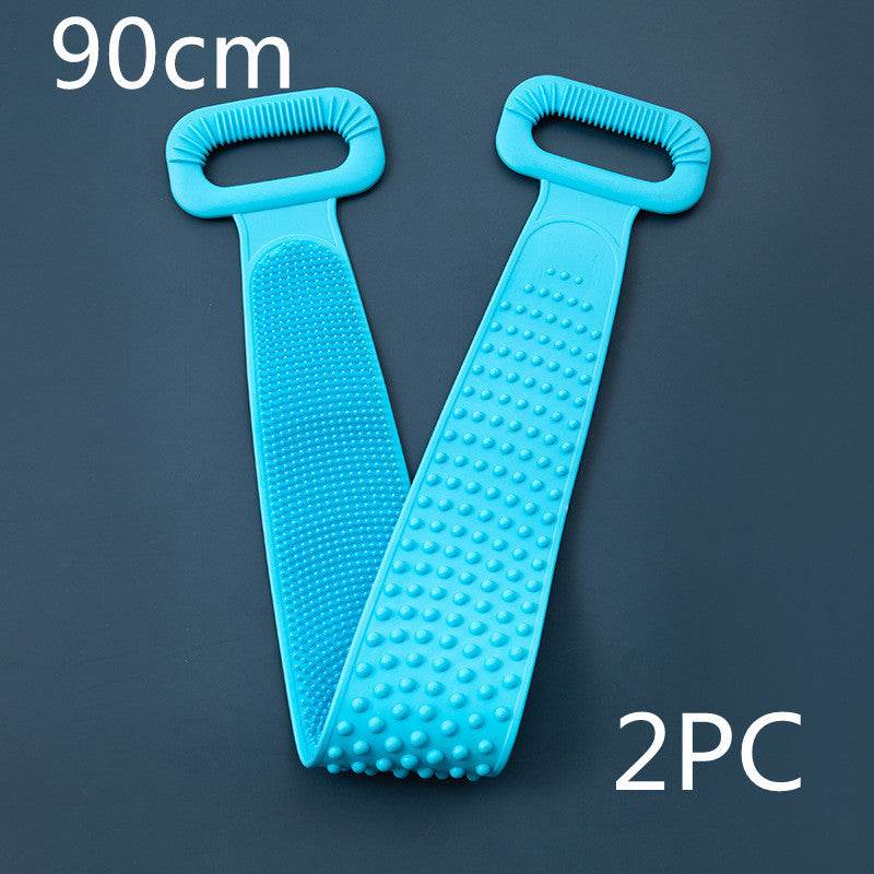 Premium Bath Towel Silicone Rubbing Back Towel - Double-Sided Comfort - Buy Center