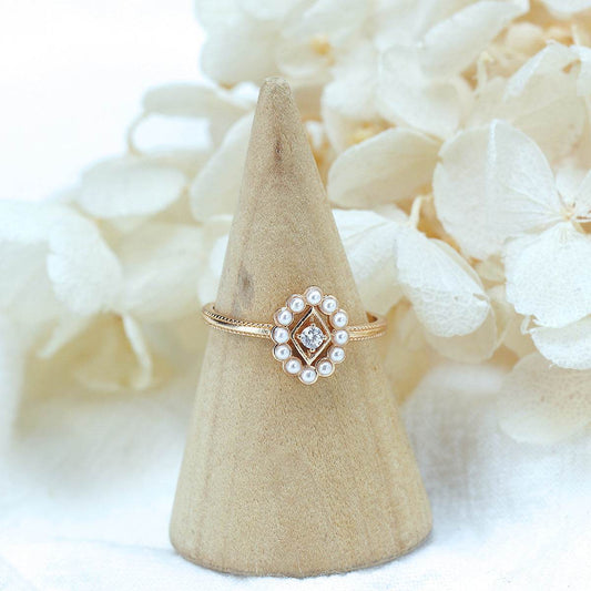 925 Silver Pearl Ring - Fashionable Accessory for Women, Multiple Styles - Buy Center