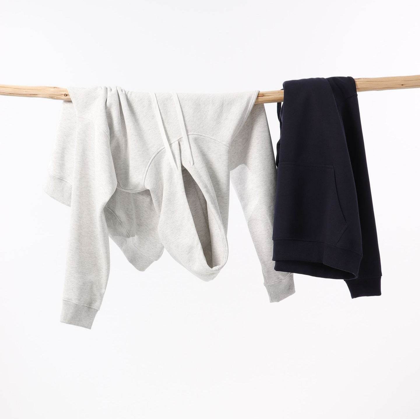 Simple Drop-Shoulder Hooded Sweater - Stylish Cotton Blend for Men - Buy Center