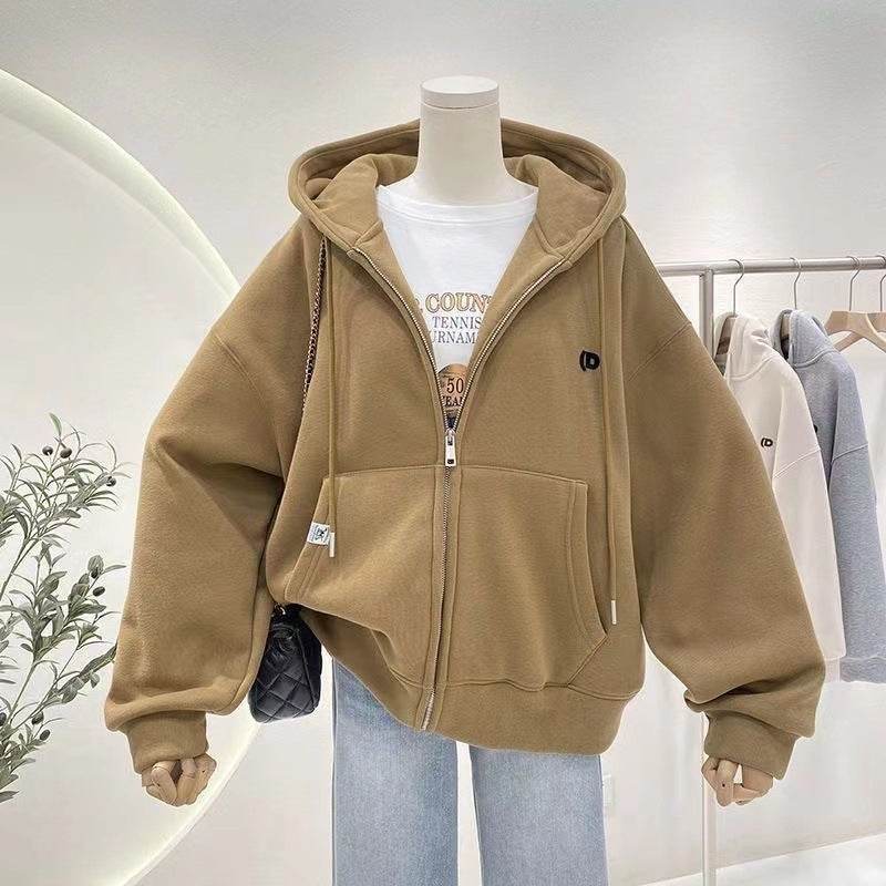 Buycenter Women's Hooded Sweater - Cozy Flannel for Autumn & Winter - Buy Center