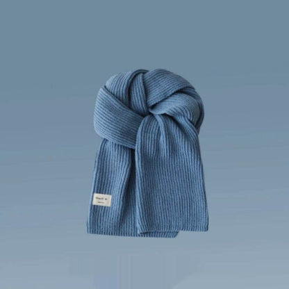 Women's Thick Warm Winter Shawl - Cozy Wool Wrap with Tassel Details - Buy Center