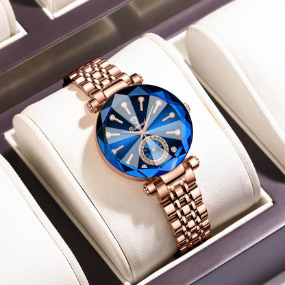 Niche Women's Waterproof Quartz Watch - Stylish Rose Gold Design 2025 - Buy Center