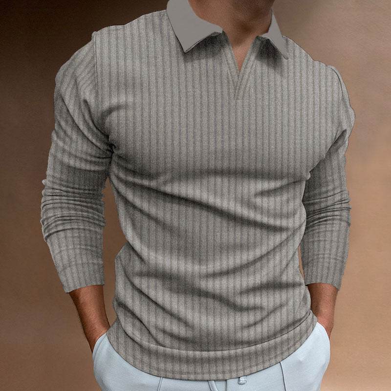 Solid Color Long Sleeve Shirt - Men's Casual & Business Wear 2025 - Buy Center