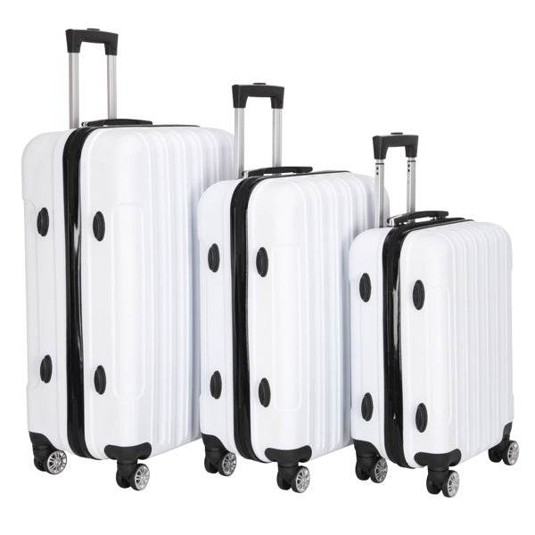 Vertical Pattern 3-in-1 Trolley Case - Durable, Large Capacity Luggage - Buy Center