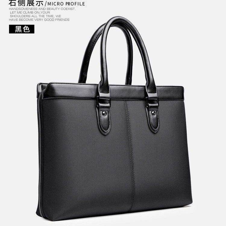 Professional Portable Briefcase - Stylish PU Leather Handbag for Work - Buy Center