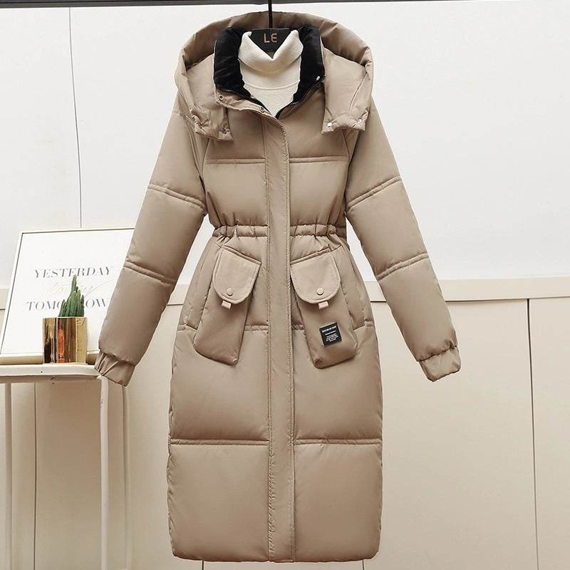 Women's Plus Size Cotton Padded Jacket - Stylish Overknee Winter Coat - Buy Center