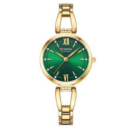 Elegant Small Dial Women's Quartz Watch - Stylish & Waterproof Design - Buy Center