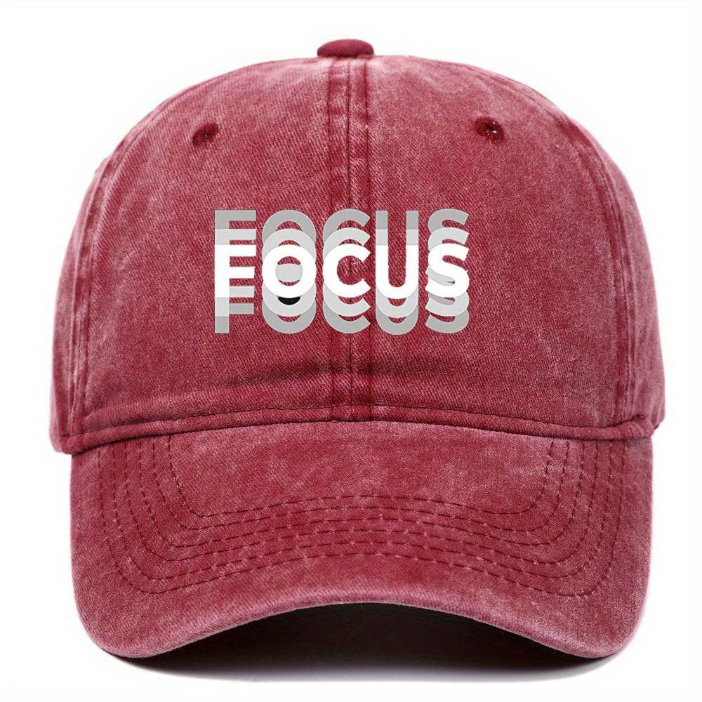 Washed All-Match Letters Baseball Cap - Stylish Summer Fedora Hat - Buy Center