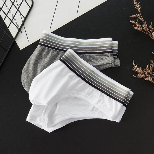 Light Pink Men's Low Waist Cotton Boxers - Stylish Comfort & Breathability - Buy Center