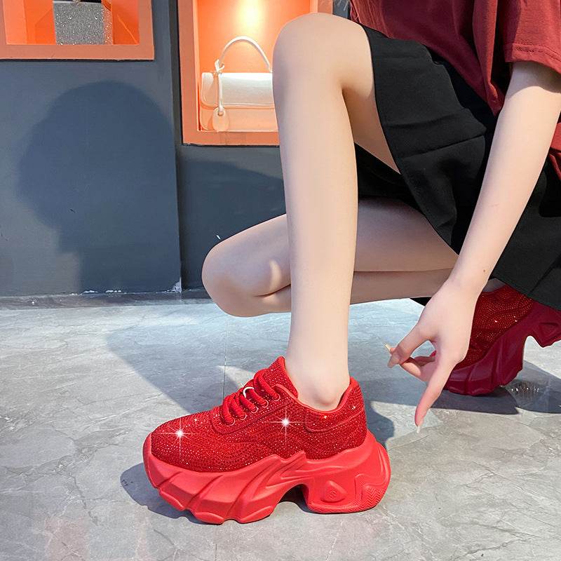 Women's Platform Heel Sports Shoes - Casual Stylish Flats for 2025 - Buy Center