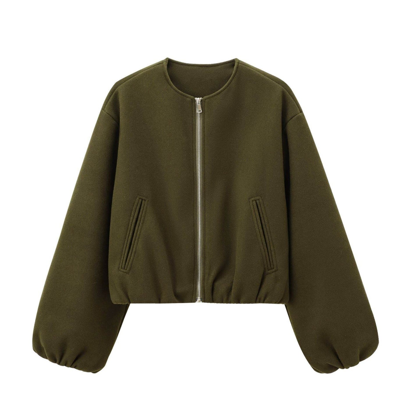 Buycenter European & American Fashion Bomber Jacket - Soft Polyester Coat - Buy Center