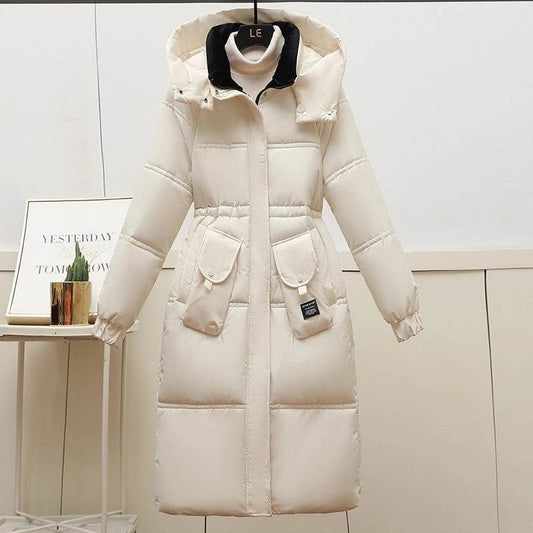 Women's Plus Size Cotton Padded Jacket - Stylish Overknee Winter Coat - Buy Center