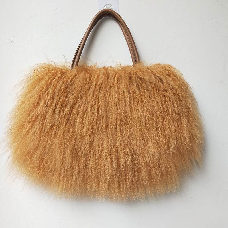 Buycenter Real Wool Autumn Cape Top - Loose Fit with Fur Collar - Buy Center