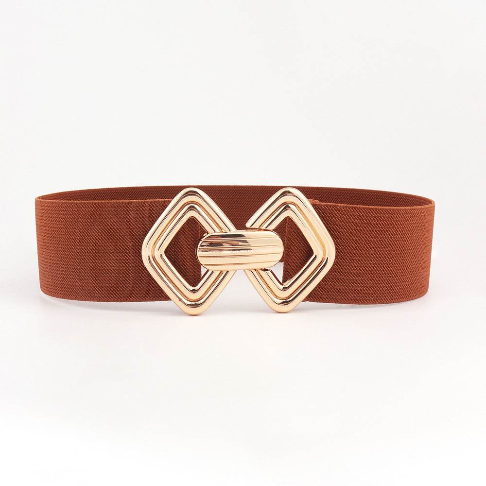 Women's Elastic Waistband Wide Belt - Stylish Premium Cummerbund 2025 - Buy Center