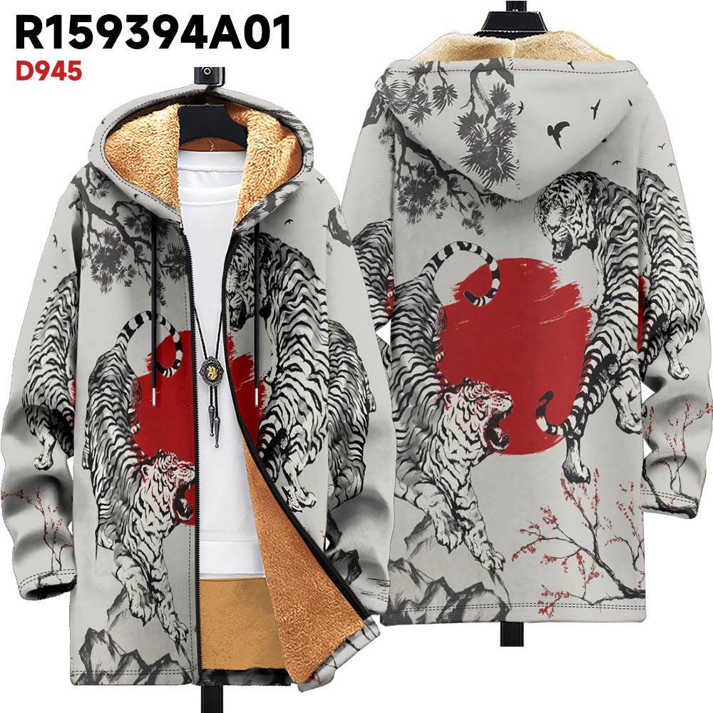 Stylish Hooded Cardigan - Thick Winter Essential in 6 Colors, XS-4XL - Buy Center