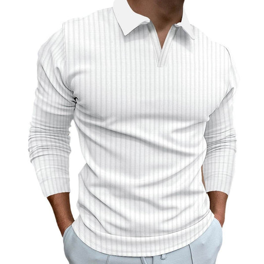 Solid Color Long Sleeve Shirt - Men's Casual & Business Wear 2025 - Buy Center