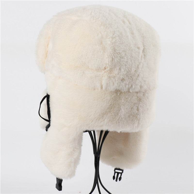 Ushanka Earmuffs Hat for Men & Women - Stylish Imitation Rabbit Fur - Buy Center