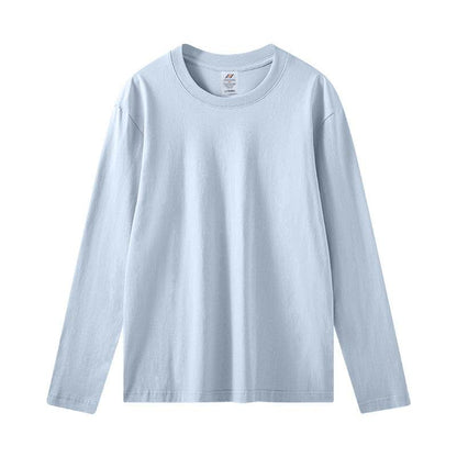 Cotton Long Sleeve Casual Top - Comfortable, Versatile White Striped Style - Buy Center