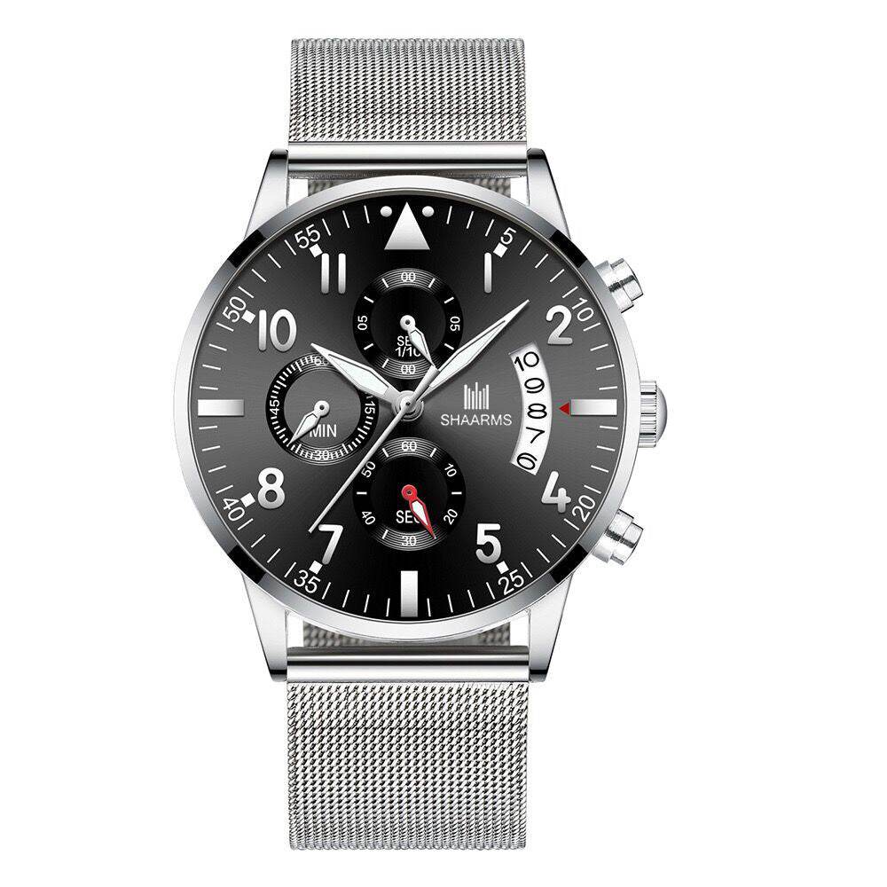 Concept Men's Mesh Strap Quartz Watch - Stylish Calendar Design 2025 - Buy Center