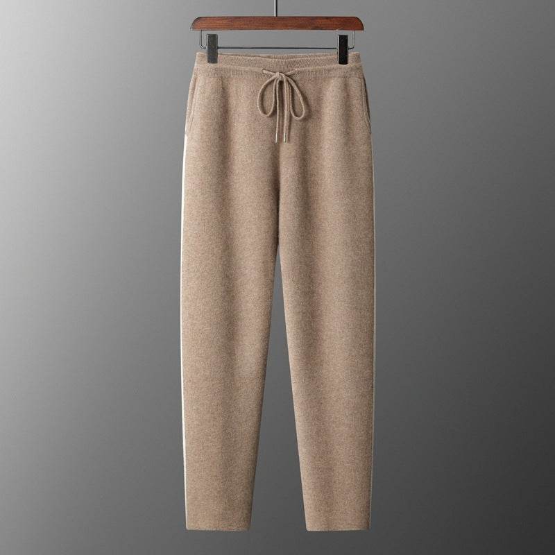 Cashmere Harem Pants for Men - Thickened Loose Fit in Assorted Colors - Buy Center