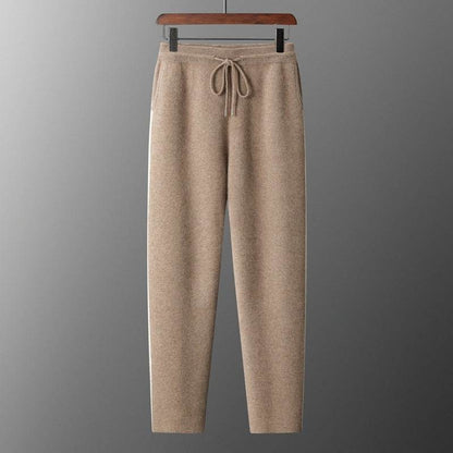 Cashmere Harem Pants for Men - Thickened Loose Fit in Assorted Colors - Buy Center