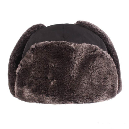 Men's Plus Velvet Ear Protection Bomber Hat - Stylish Cold Weather Accessory - Buy Center