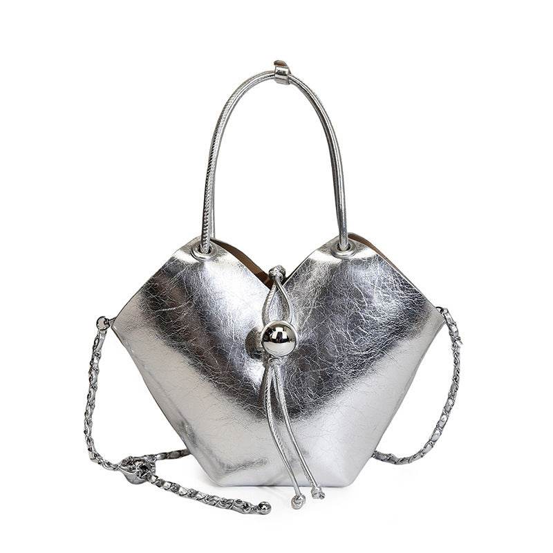 Sleek Minimalist Women's Shoulder Bag - Stylish PU Messenger in Black - Buy Center