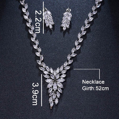 Buy Center Simple Crystal Necklace Set - Fashion Jewelry for Women - Buy Center